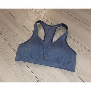 Moving Comfort 300290 Vixen Racerback Sports Bra Lined Wire Free M Medium Blue